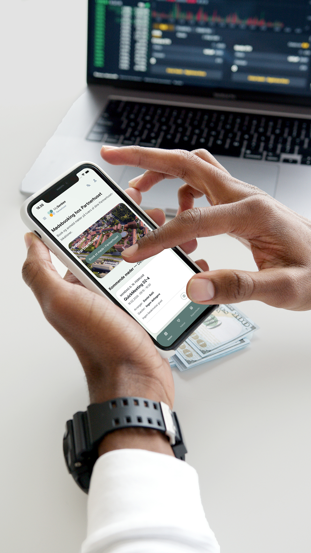MySenbee events and news feed